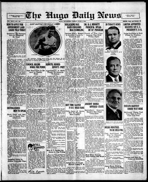 The Hugo Daily News (Hugo, Okla.), Vol. 24, No. 108, Ed. 1 Friday, June 9, 1933