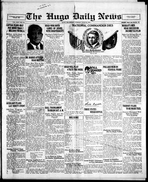 Primary view of object titled 'The Hugo Daily News (Hugo, Okla.), Vol. 24, No. 117, Ed. 1 Tuesday, June 20, 1933'.