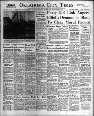 Primary view of object titled 'Oklahoma City Times (Oklahoma City, Okla.), Vol. 58, No. 160, Ed. 1 Tuesday, August 5, 1947'.