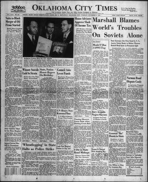 Oklahoma City Times (Oklahoma City, Okla.), Vol. 58, No. 238, Ed. 1 Tuesday, November 4, 1947