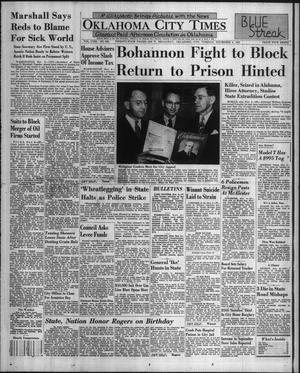 Oklahoma City Times (Oklahoma City, Okla.), Vol. 58, No. 238, Ed. 3 Tuesday, November 4, 1947