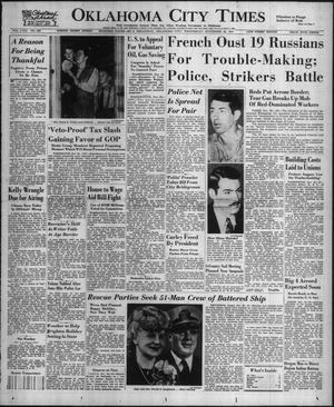 Oklahoma City Times (Oklahoma City, Okla.), Vol. 58, No. 258, Ed. 2 Wednesday, November 26, 1947