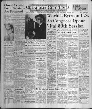 Oklahoma City Times (Oklahoma City, Okla.), Vol. 58, No. 293, Ed. 3 Tuesday, January 6, 1948