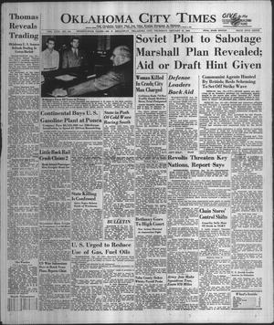 Oklahoma City Times (Oklahoma City, Okla.), Vol. 58, No. 301, Ed. 1 Thursday, January 15, 1948