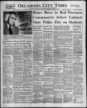 Oklahoma City Times (Oklahoma City, Okla.), Vol. 59, No. 23, Ed. 1 Wednesday, February 25, 1948