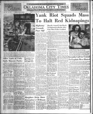 Oklahoma City Times (Oklahoma City, Okla.), Vol. 59, No. 176, Ed. 3 Saturday, August 21, 1948