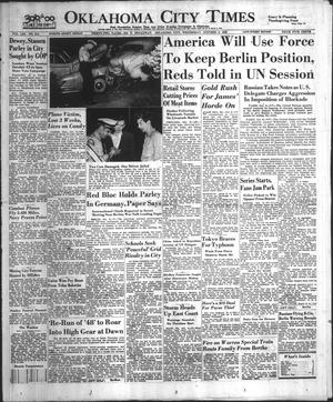 Oklahoma City Times (Oklahoma City, Okla.), Vol. 59, No. 215, Ed. 2 Wednesday, October 6, 1948