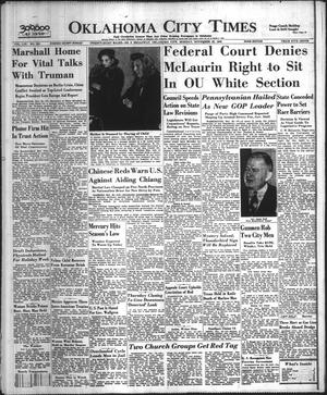 Oklahoma City Times (Oklahoma City, Okla.), Vol. 59, No. 255, Ed. 3 Monday, November 22, 1948