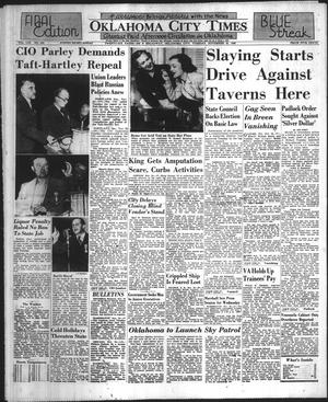 Oklahoma City Times (Oklahoma City, Okla.), Vol. 59, No. 256, Ed. 4 Tuesday, November 23, 1948