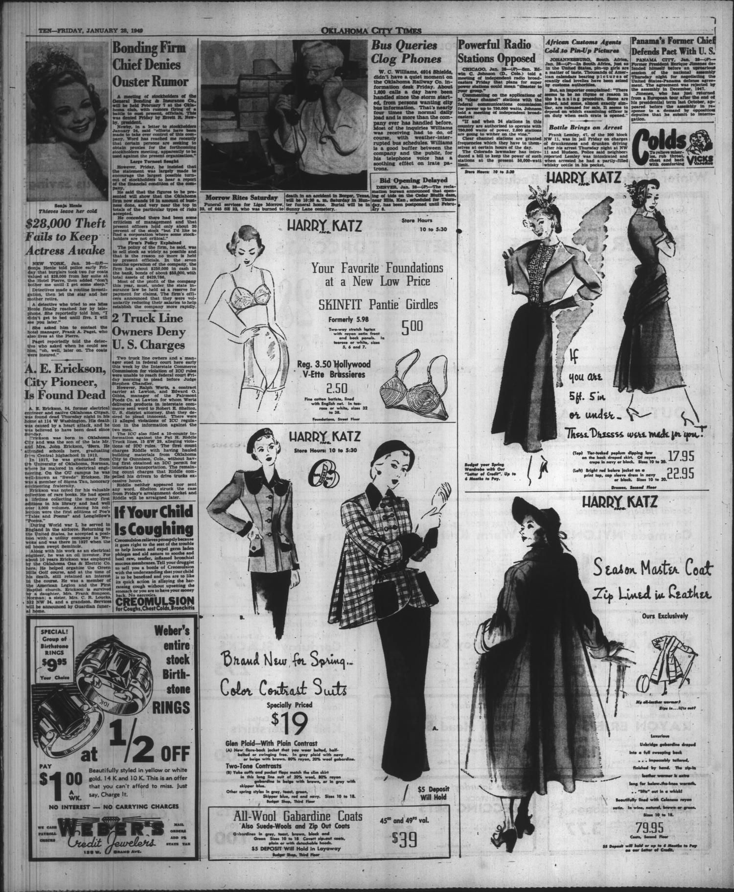 Oklahoma City Times (Oklahoma City, Okla.), Vol. 59, No. 312, Ed. 1 Friday, January 28, 1949
                                                
                                                    [Sequence #]: 10 of 30
                                                