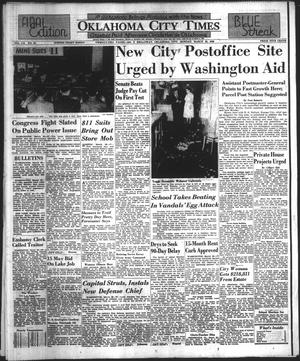 Primary view of object titled 'Oklahoma City Times (Oklahoma City, Okla.), Vol. 60, No. 49, Ed. 3 Monday, March 28, 1949'.