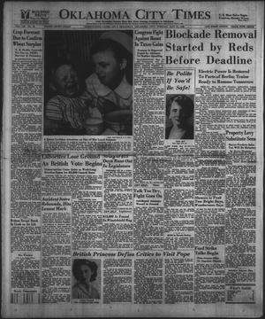 Oklahoma City Times (Oklahoma City, Okla.), Vol. 60, No. 86, Ed. 4 Tuesday, May 10, 1949