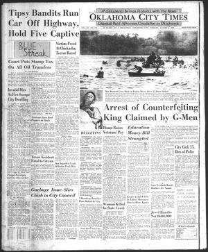 Primary view of object titled 'Oklahoma City Times (Oklahoma City, Okla.), Vol. 60, No. 155, Ed. 2 Tuesday, August 2, 1949'.