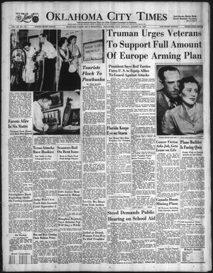 Oklahoma City Times (Oklahoma City, Okla.), Vol. 60, No. 172, Ed. 4 Monday, August 22, 1949