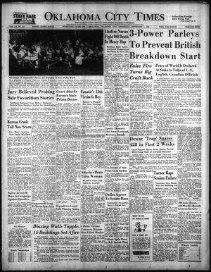 Oklahoma City Times (Oklahoma City, Okla.), Vol. 60, No. 184, Ed. 1 Wednesday, September 7, 1949