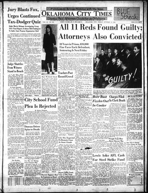 Oklahoma City Times (Oklahoma City, Okla.), Vol. 60, No. 216, Ed. 2 Friday, October 14, 1949