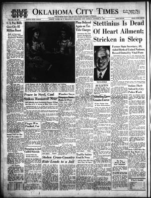 Oklahoma City Times (Oklahoma City, Okla.), Vol. 60, No. 230, Ed. 3 Monday, October 31, 1949