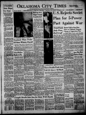 Oklahoma City Times (Oklahoma City, Okla.), Vol. 60, No. 242, Ed. 1 Monday, November 14, 1949