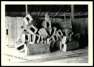 Rabbit Traps Made of Logs
