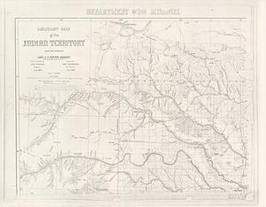 Military map of the Indian Territory