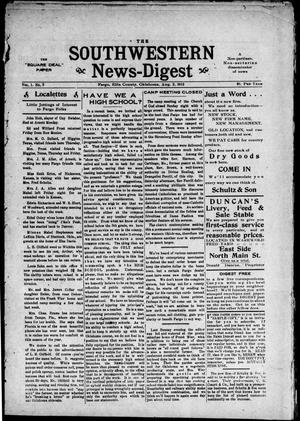 The Southwestern News-Digest (Fargo, Okla.), Vol. 1, No. 5, Ed. 1 Friday, August 2, 1912