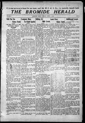 The Bromide Herald (Bromide, Okla.), Vol. 1, No. 10, Ed. 1 Friday, April 4, 1913