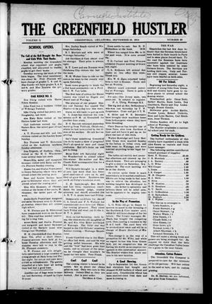 The Greenfield Hustler (Greenfield, Okla.), Vol. 2, No. 28, Ed. 1 Thursday, September 10, 1914