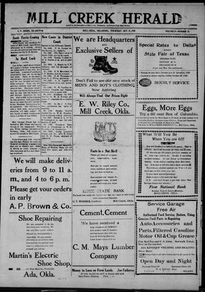 Mill Creek Herald (Mill Creek, Okla.), Vol. 5, No. 52, Ed. 1 Thursday, October 21, 1920