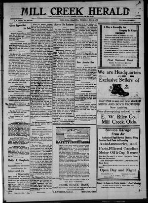 Mill Creek Herald (Mill Creek, Okla.), Vol. 6, No. 8, Ed. 1 Thursday, December 16, 1920