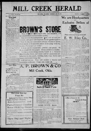 Mill Creek Herald (Mill Creek, Okla.), Vol. 6, No. 14, Ed. 1 Thursday, January 27, 1921
