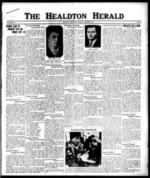 Primary view of object titled 'The Healdton Herald (Healdton, Okla.), Vol. 13, No. 50, Ed. 1 Thursday, October 8, 1931'.