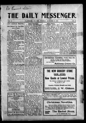 The Daily Messenger. (Claremore, Indian Terr.), Vol. 2, No. 20, Ed. 1 Tuesday, December 18, 1900