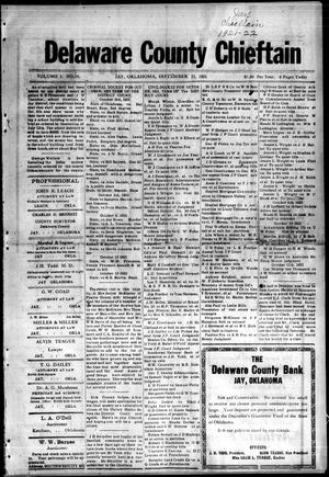 Delaware County Chieftain (Jay, Okla.), Vol. 1, No. 16, Ed. 1 Wednesday, September 21, 1921