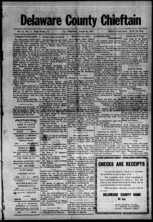 Delaware County Chieftain (Jay, Okla.), Vol. 2, No. 11, Ed. 1 Wednesday, August 16, 1922