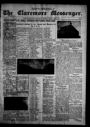The Claremore Messenger. (Claremore, Indian Terr.), Vol. 10, No. 23, Ed. 1 Tuesday, August 9, 1904