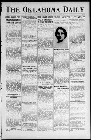 The Oklahoma Daily (Norman, Okla.), Ed. 1 Friday, October 7, 1921