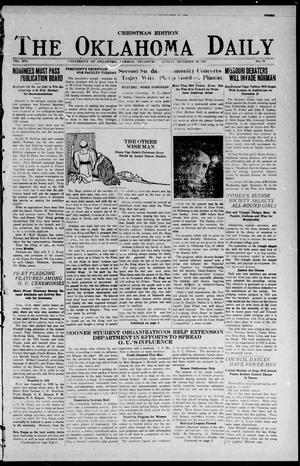 The Oklahoma Daily (Norman, Okla.), Ed. 1 Sunday, December 18, 1921