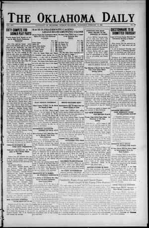 The Oklahoma Daily (Norman, Okla.), Ed. 1 Wednesday, February 15, 1922