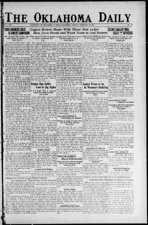 The Oklahoma Daily (Norman, Okla.), Ed. 1 Tuesday, February 28, 1922