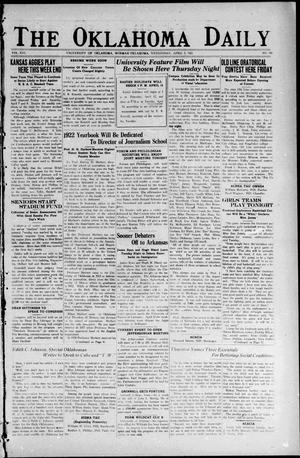 The Oklahoma Daily (Norman, Okla.), Ed. 1 Wednesday, April 5, 1922