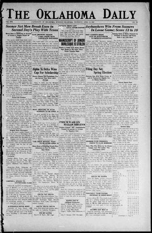 The Oklahoma Daily (Norman, Okla.), Ed. 1 Thursday, April 13, 1922