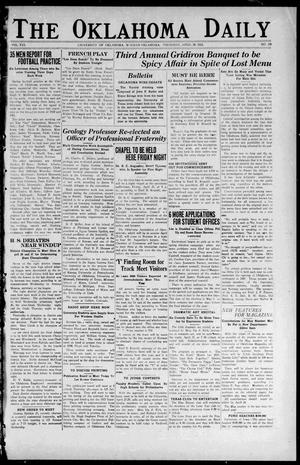 Primary view of object titled 'The Oklahoma Daily (Norman, Okla.), Ed. 1 Thursday, April 20, 1922'.