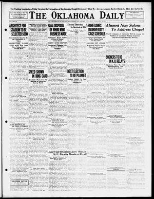 The Oklahoma Daily (Norman, Okla.), Vol. 9, No. 114, Ed. 1 Thursday, February 19, 1925
