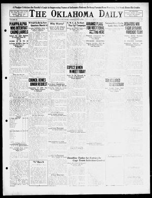 The Oklahoma Daily (Norman, Okla.), Vol. 9, No. 128, Ed. 1 Saturday, March 7, 1925