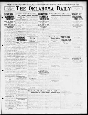 The Oklahoma Daily (Norman, Okla.), Vol. 9, No. 130, Ed. 1 Tuesday, March 10, 1925