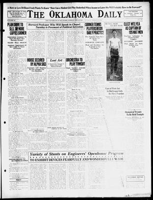 The Oklahoma Daily (Norman, Okla.), Vol. 9, No. 138, Ed. 1 Thursday, March 19, 1925