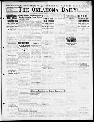 The Oklahoma Daily (Norman, Okla.), Vol. 9, No. 147, Ed. 1 Sunday, March 29, 1925