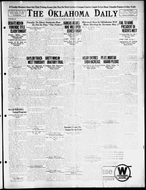 The Oklahoma Daily (Norman, Okla.), Vol. 9, No. 163, Ed. 1 Wednesday, April 22, 1925