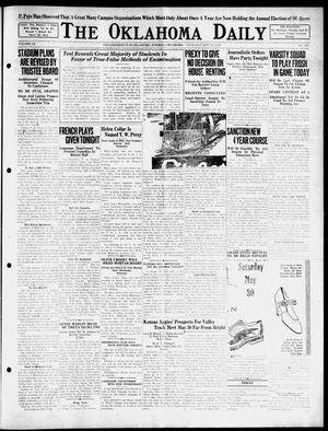 The Oklahoma Daily (Norman, Okla.), Vol. 9, No. 188, Ed. 1 Thursday, May 21, 1925