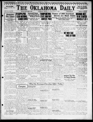 The Oklahoma Daily (Norman, Okla.), Vol. 10, No. 173, Ed. 1 Sunday, May 9, 1926